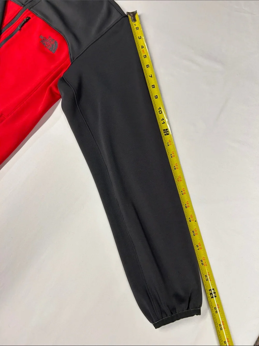 The North Face Red and Black Full-Zip Performance Fleece Jacket